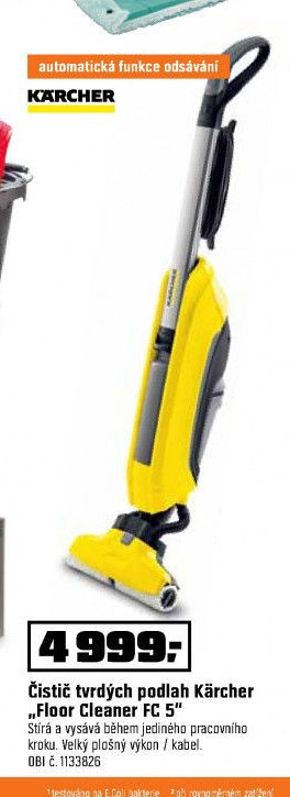 Čistič tvrdých podlah Kärcher Floor Cleaner FC 5