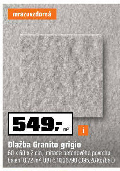 DlažbaGranito grigio