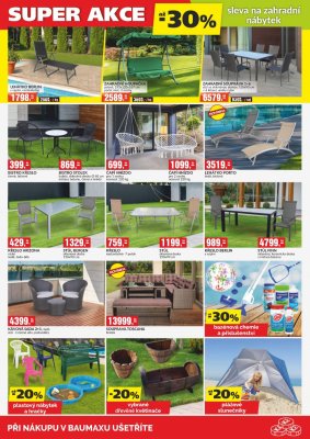 akční leták bauMax 1.8.2021-31.8.2021