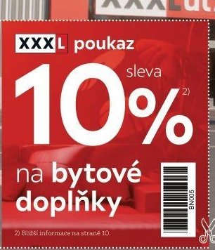 10% sleva na bytové doplňky