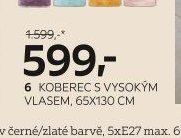 KOBEREC S VYSOKÝM VLASEM, 65X130 CM