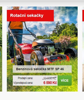 Benzínová sekačka MTF SP 46