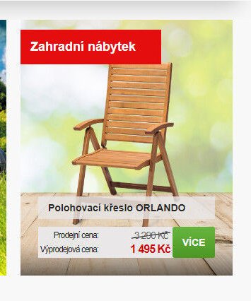 Polohovací křeslo ORLANDO