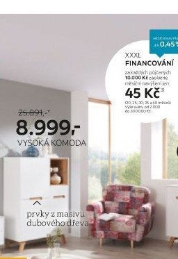 Vysoká komoda