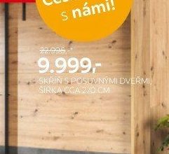 Skříň s posuvnými dveřmi