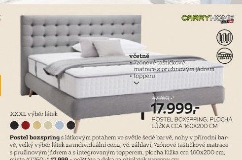 Postel boxspring