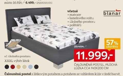 Čalouněná postel