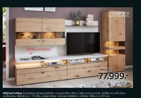 Obývací stěna (pravá)