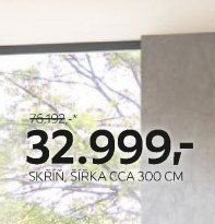 SKŘÍŇ, ŠÍŘKA CCA 300 CM