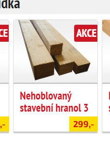 Nehoblovaný stavební hranol 3