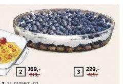 Zapékací mísa, sklo, 3l