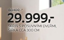 SKŘÍŇ S POSUVNÝMI DVEŘMI