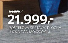 POSTELOVÁ SESTAVA, PLOCHA LŮŽKA CCA 180X200 CM
