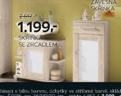 Skříňka se zrcadlem