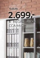 Regál, šířka cca 44 cm