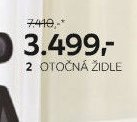 2 Otočná židle