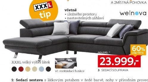 3 sedací souprava