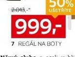 regál na boty