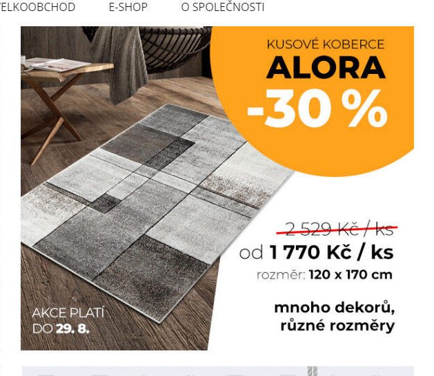 Kusový koberec KK Alora
