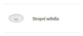 Stropní svítidla