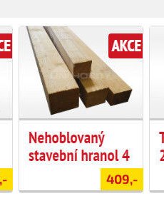 Nehoblovaný stavební hranol 4