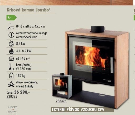 Krbová kamna Jonsbo