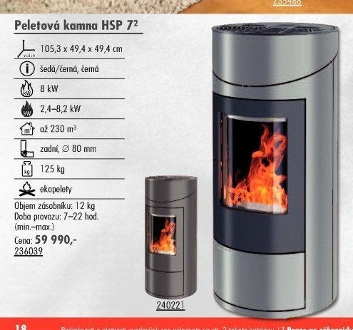 Peletová kamna HSP 7