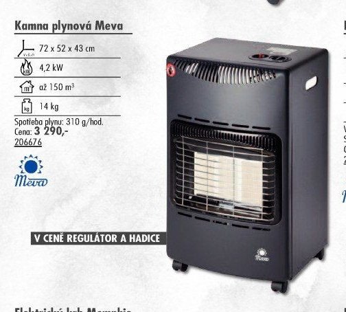 Kamna plynová Meva