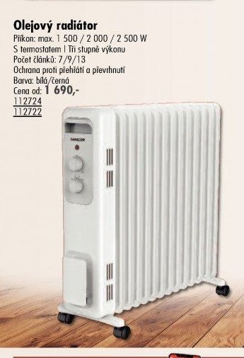 Olejový radiátor