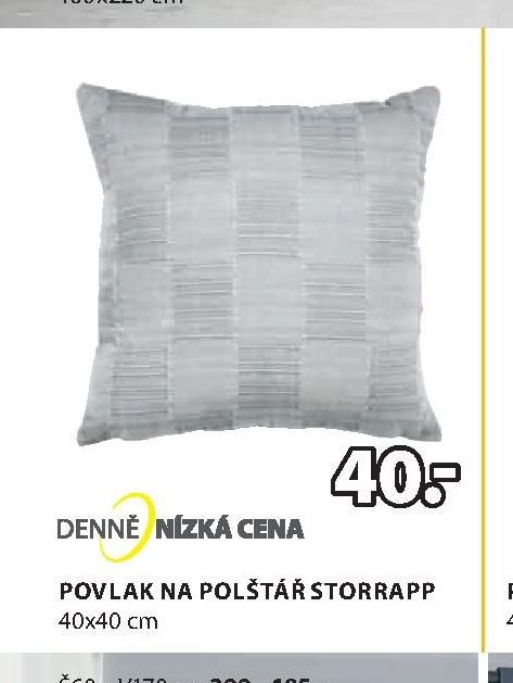 POVLAK NA POLŠTÁŘ STORRAPP 40x40 cm