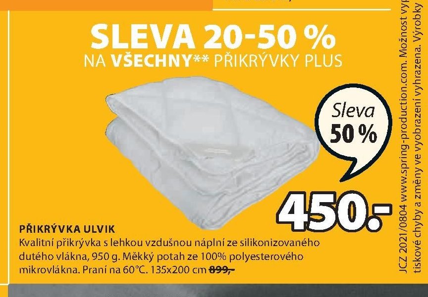 PŘIKRÝVKA ULVIK