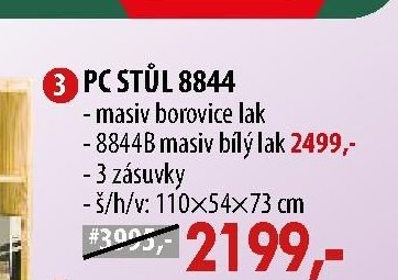 PC STŮL 8844