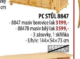 PC STŮL 8847