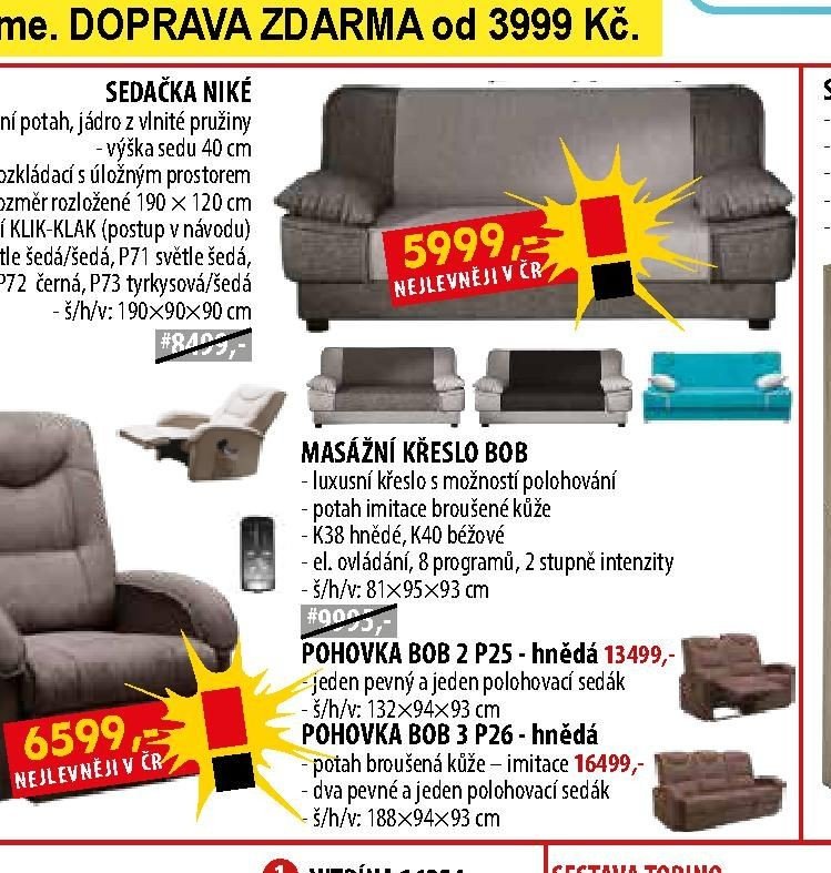 Sedačka Niké