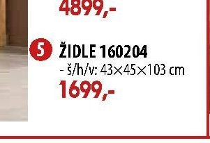 Židle 160204