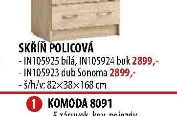 Skříň policová (IN105925, IN105924, IN105923)