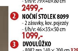 Noční stolek 8099