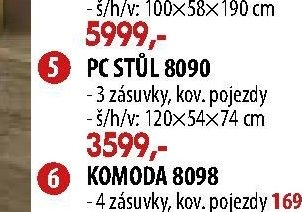 PC stůl 8090