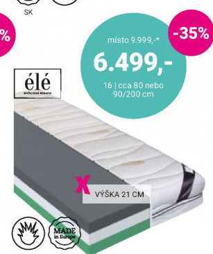 PARTNERSKÁ MATRACE „AIR COMFORT PLUS“