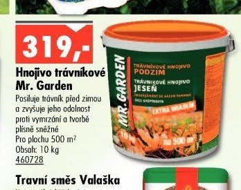Hnojivo trávníkové Mr. Garden