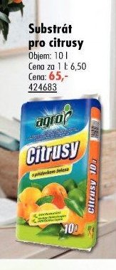 Substrát pro citrusy