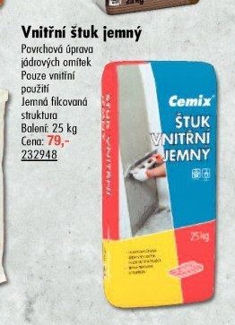 Vnitřní štuk jemný