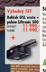 Balíček GSL vrata + pohon Liftronic 500