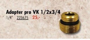 Adapter pro VK 1/2x3/4