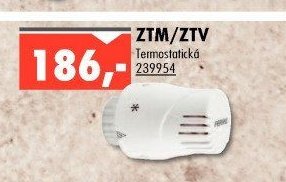 ZTM/ZTV Termostatická hlavice