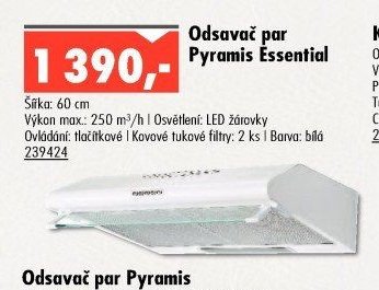 Odsavač par Pyramis Essential