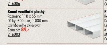 Kanál ventilační plochý