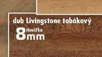 Laminátová plovoucí podlaha Basic dub Livingstone tabákový