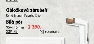 Obložková zárubeň Bílá pór