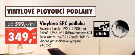 Vinylová SPC podlaha